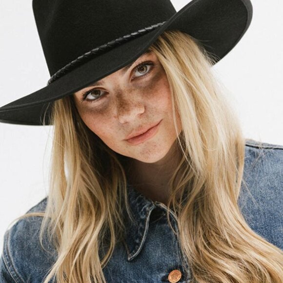 Gigi Pip New With Tags June Rancher Cowboy Hat 100% Wool - Picture 6 of 12